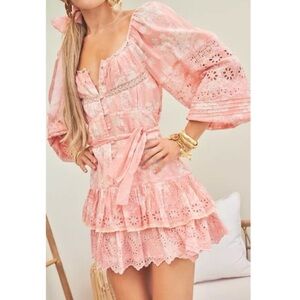 LoveShackFancy | Tayton Dress| Coral Romance